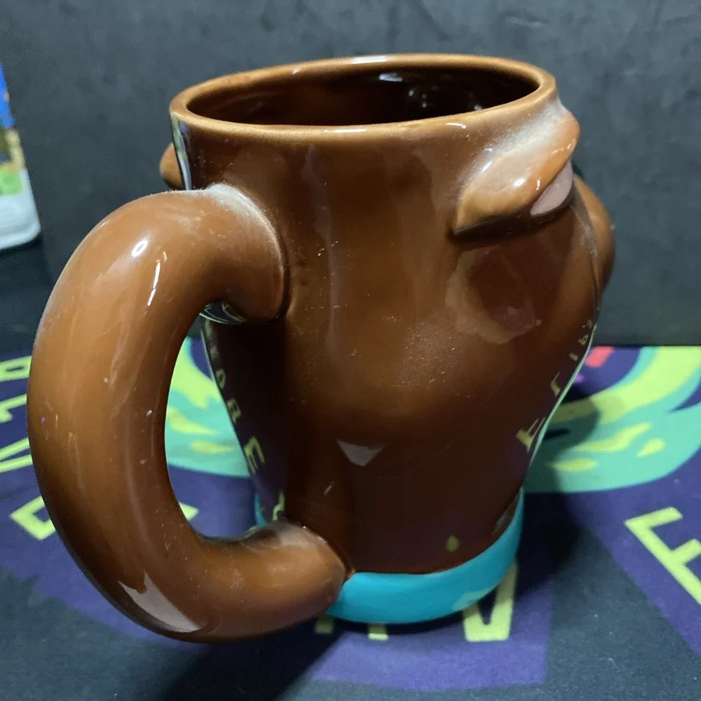 Rare! Scooby Doo 3D Mug - Warner Brothers Store - 1998 Tongue Out Nice Vintage